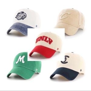 Five 47 Brand hat lot